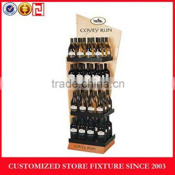 Newest cardboardl wine display stand