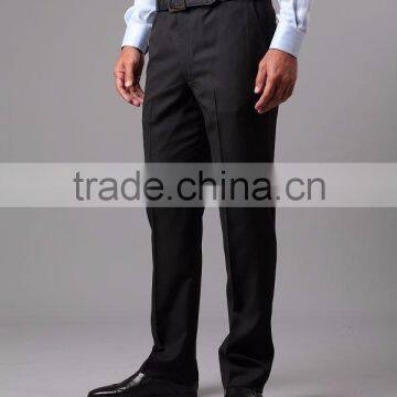 Excellent Tailor made Solid Black Pants for men