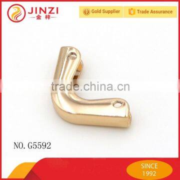 Solid metal frame rounded corner for handbags