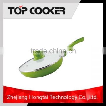 Aluminium Ceramic Coating Fry Pan with Glass lid