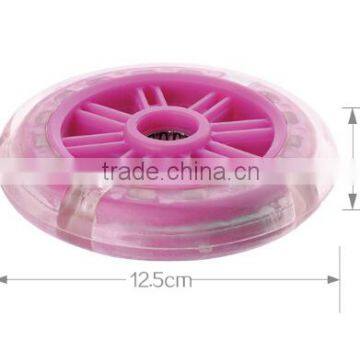 125*24mm LED pu Scooter Wheel With Light
