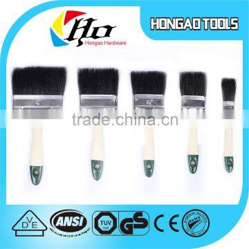 Black Bristle wood handle brushing paint brush making machine