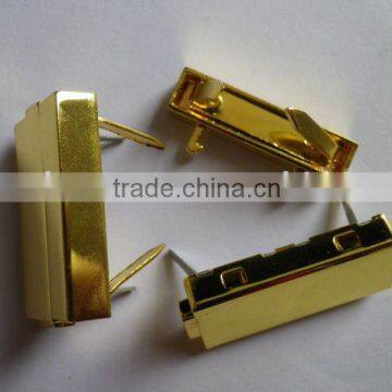 Fashion gold metal bag lock for handbag