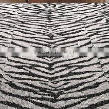 Zebra cowhide rug carpet