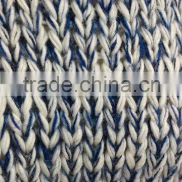 Roving Yarn With Mohair Like Acrylic,chunky,malange Effect,contrast Color,ladies' Pullover photo-2