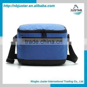 Outdoor Picnic 600D Material Insulated Double Layer Insulated Lunch Box Bag with Foil Lined