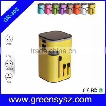 GR-302 corporate gift universal travel plug power adapter multi socket for gift