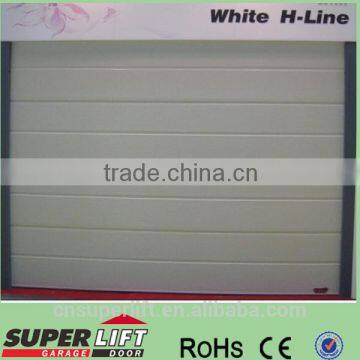 White H-line CE proved auto garage door - Best saling style