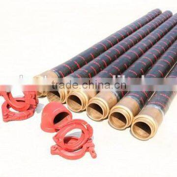 Over 10 Years Experience Putzmeister 5'' Concrete Pump Parts Rubber Hose Pipe Rubber Spiral Steel Wire photo-4