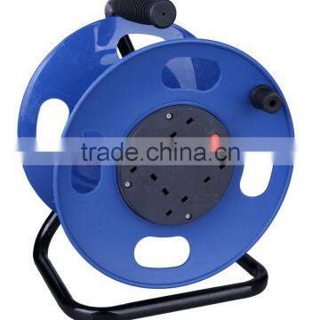 Cable Reel UK British standard cable reel Thermal Switched 4-outlet sockets with H05VV-F 3G1.5 25m/50m