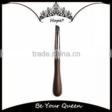 Ebony Handle Badger Hair Angled Cosmetic Eyebrow Brush