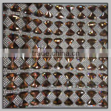 Enough stork 24*40 hotfix crystal rhinestone mesh for DIY