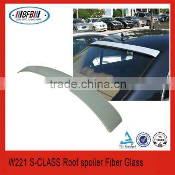 FIT FOR MERCEDES S CLASS W221 AMG LORINSER STYLE ROOF WINDOW SPOILER ABS PLASTIC