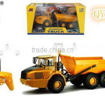 HOT!! 1:28 8 channels yellow rc toy truck