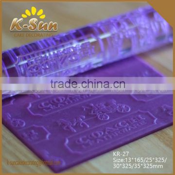 Cake decoration lace fondant decorative embossed rolling pin