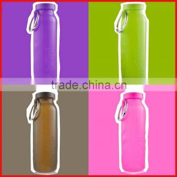 Silicone sport water bottle factory cheap price