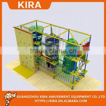 Professional Design Theme Park Amusement Playground With Climbing Wall