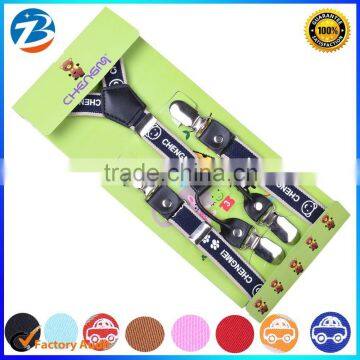 Custom Printed Designs Fashion Baby Toddlers 4 Clips Braces Suspender