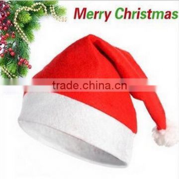 factory price red christmas hat/Christmas decroation hat