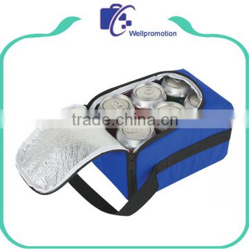 Disposable insulated 6 pack can tote cooler bag                        
                                                                                Supplier's Choice