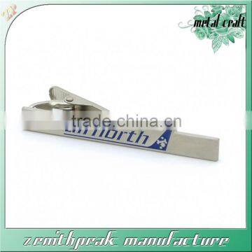 new product Metal gift silver blank tie clip with printing,hot sale tie clip ,blank tie bar clip