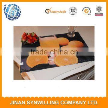 Double layer high quality 100% polyester printing design place mat