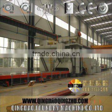 Q69 Series Steel Plate Pretreatment Line Shot Blasting Machine Including Painting And Drying System photo-4