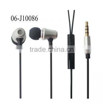 High quality metal earphone,mobile phone earphone,earphone whole sale