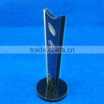 Creation Black Acrylic Crystal Award Trophy photo-5