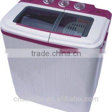 CE CB ISO9001 certificates Twin tub semi automatic clothes washing machine mini clothes washer