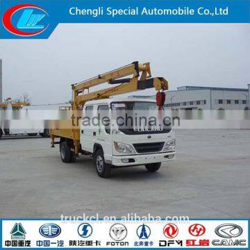 Foton 95hp aerial platform vehicle 4x2 good quality overhead working truck