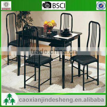 restaurant dining set metal table and chairs