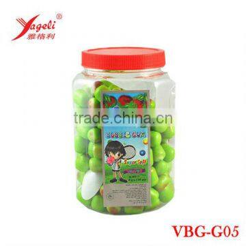 Apple Shaped Bubble Gum Balls In Jar VBG-G05