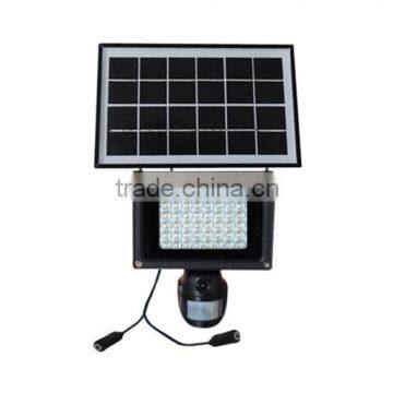 Solar powerful Flood Light hidden camera PIR 720p hd video record mini dvr