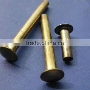 Brass / Iron tubular rivet