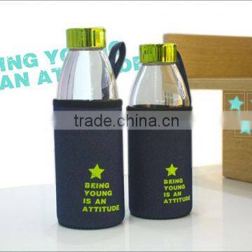 hot sale glass water bottle manufacturer