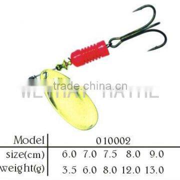 Spinner bait metal lure