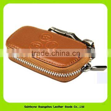 Genuine Leather Men Keyring Key Holder Key Pouch Wallet 16670