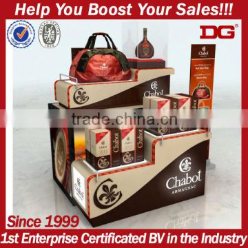 liquor bottle display shelf and acrylic liquor display stand for liquor display