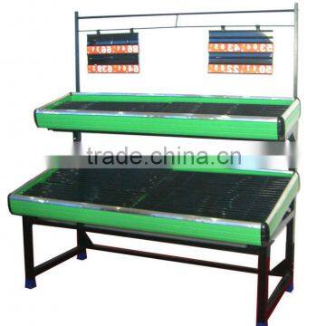 Supplier of RH-VFDE 2 Layers Fruit And Vegetable Display Shelf