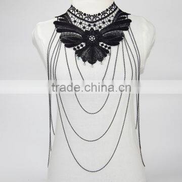 Hot Thong lace tassel body chain necklace wholesale