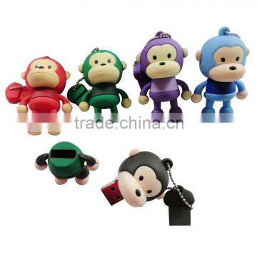 cheap animal shape usb flash drive, bulk 2gb usb flash drives wholesale custom monkey usb