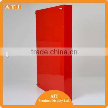 Hot red acrylic merchandise display sports product display shelf