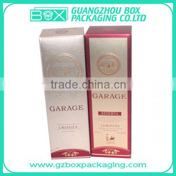 Good Selling High Quality Simple Paper Wine Boxes