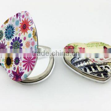 Hot sale customized design metal cosmetic mirror