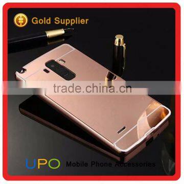 [UPO] Luxury Mirror Phone Case for LG G4, Shockproof Aluninum Bumper Mirror Back Case for LG G4 photo-2