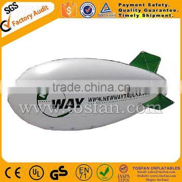 2015 hot sale inflatable helium blimp balloon for advertising F2041