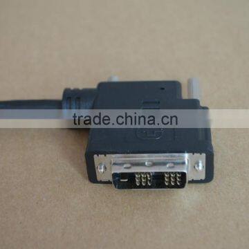 DVI-D Dual Link Female to DVI-D Dual Link Male Left Angle 45 degree