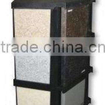 SRT011 Spin metal display stand for stone