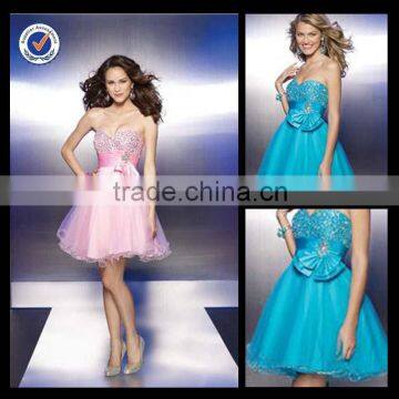 H0060 Low price homecoming dresses sexy short puffy homecoming dresses